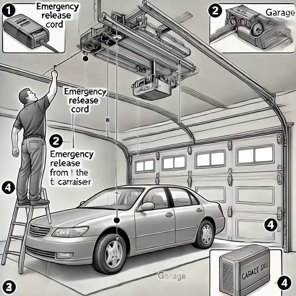 how to connect garage door opener