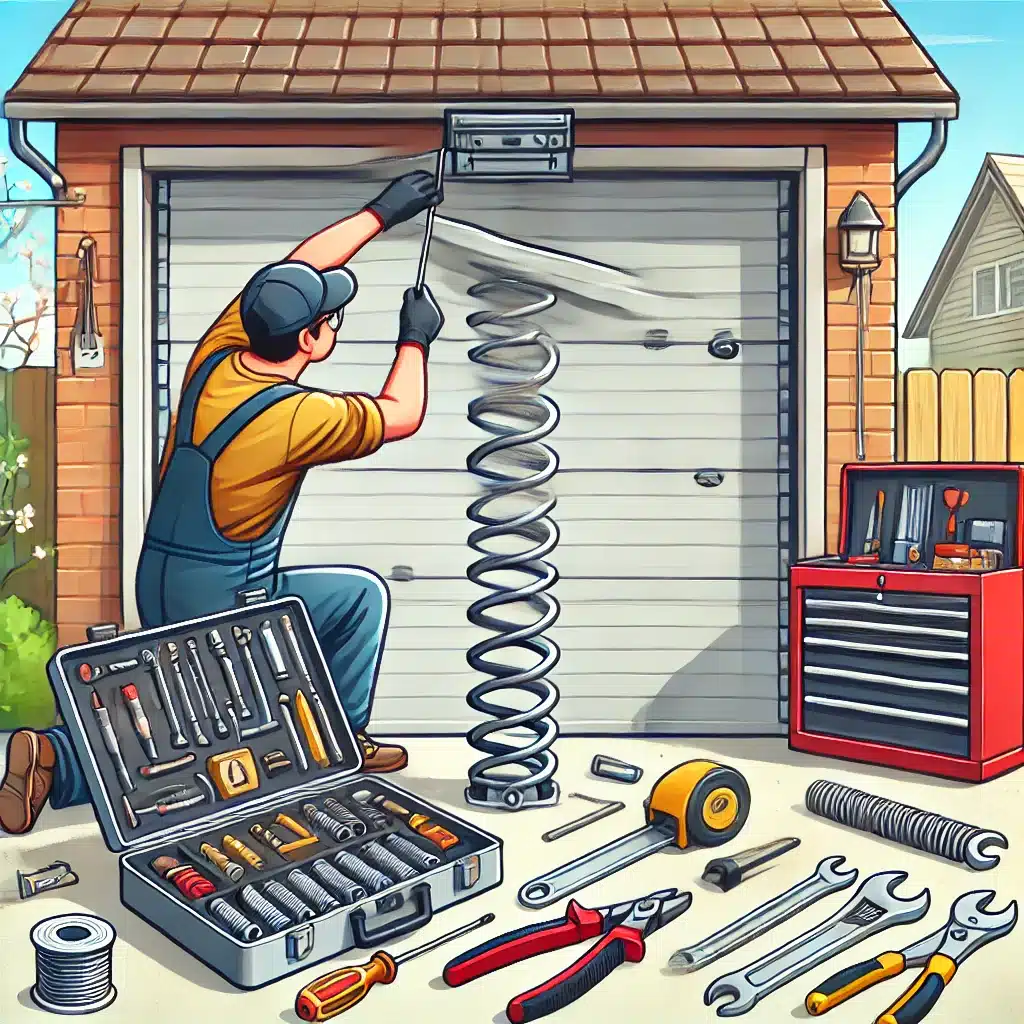 how to repair garage door