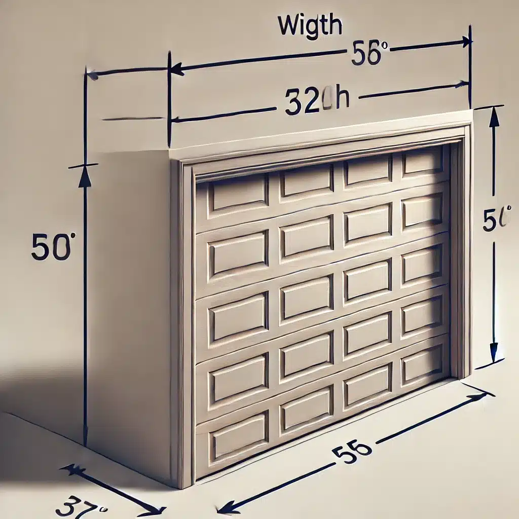 garage door width