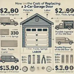 2 car garage door replacement cost