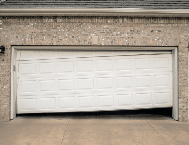 Damaged Garage Door Panels