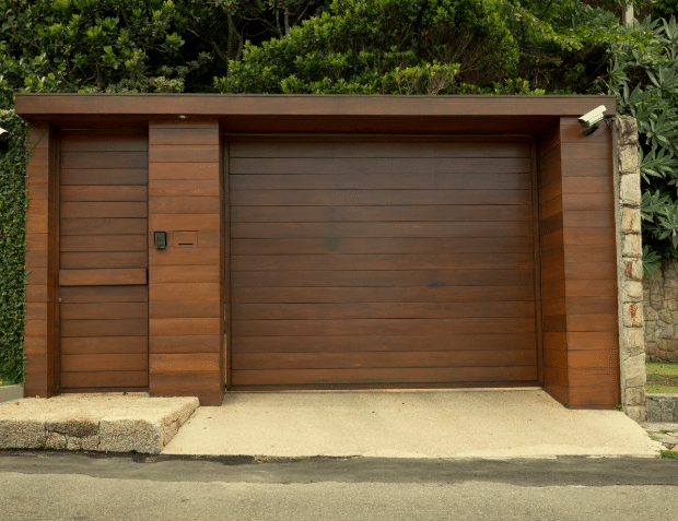 9x8 wood garage door