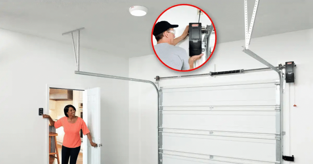 wall mount garage door opener